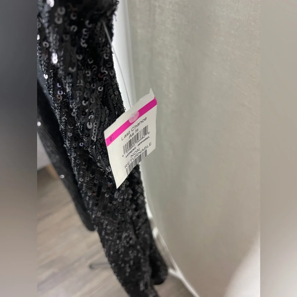 COPY - Max Mara Sequins Sleeveless Black Top Size 10 (Medium) NWT - Picture 7 of 14